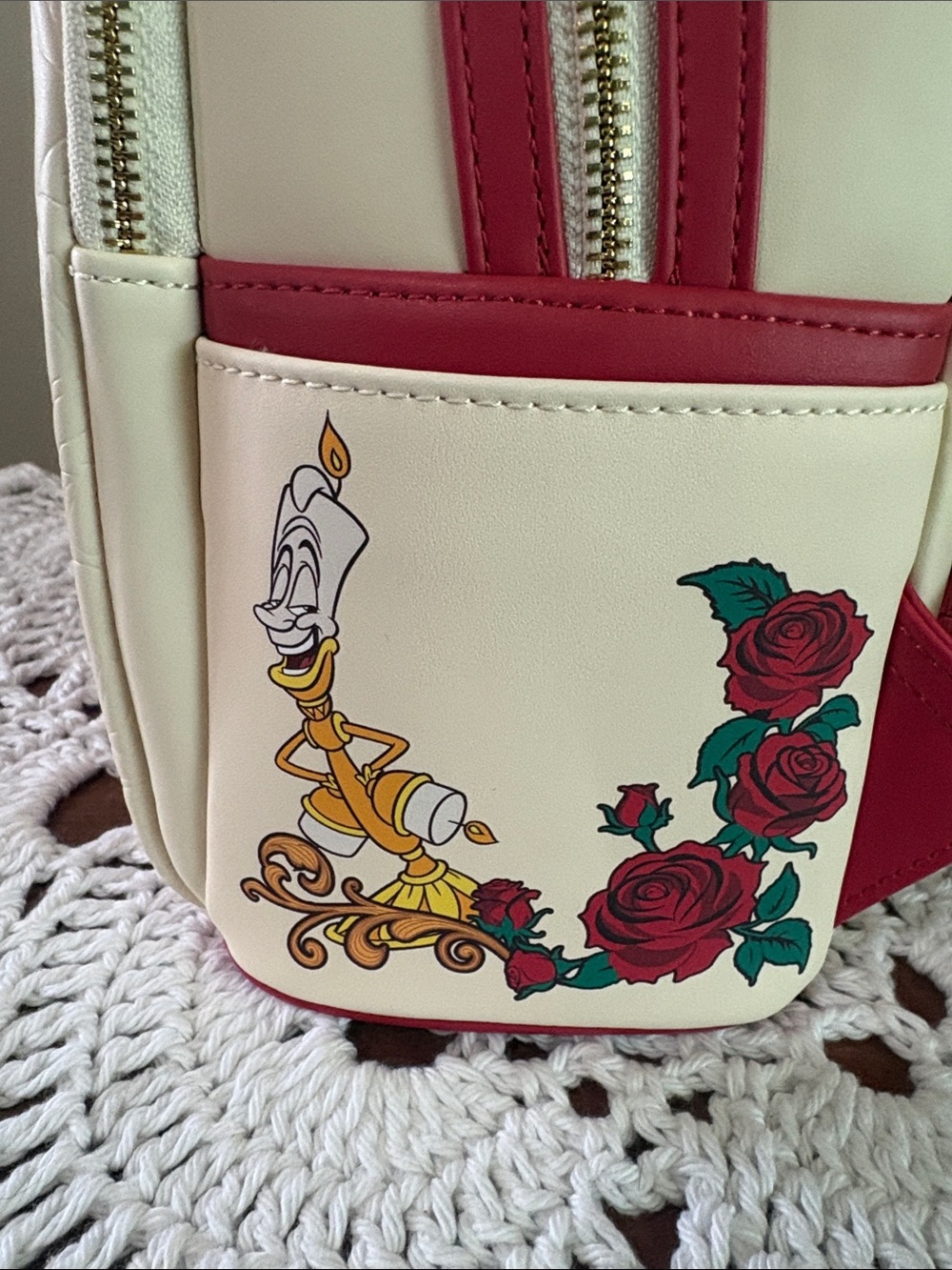 Loungefly Disney Beauty and The Beast Belle in The Library Bag/Backpack NWT - Picture 3 of 6